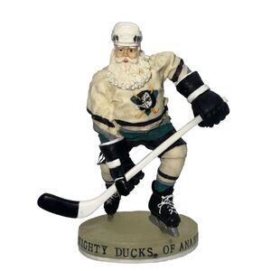 New HOCKEY NHL MIGHTY DUCKS of ANAHEIM SANTA FIGURE FLAMBRO‎ IMPORTS COA